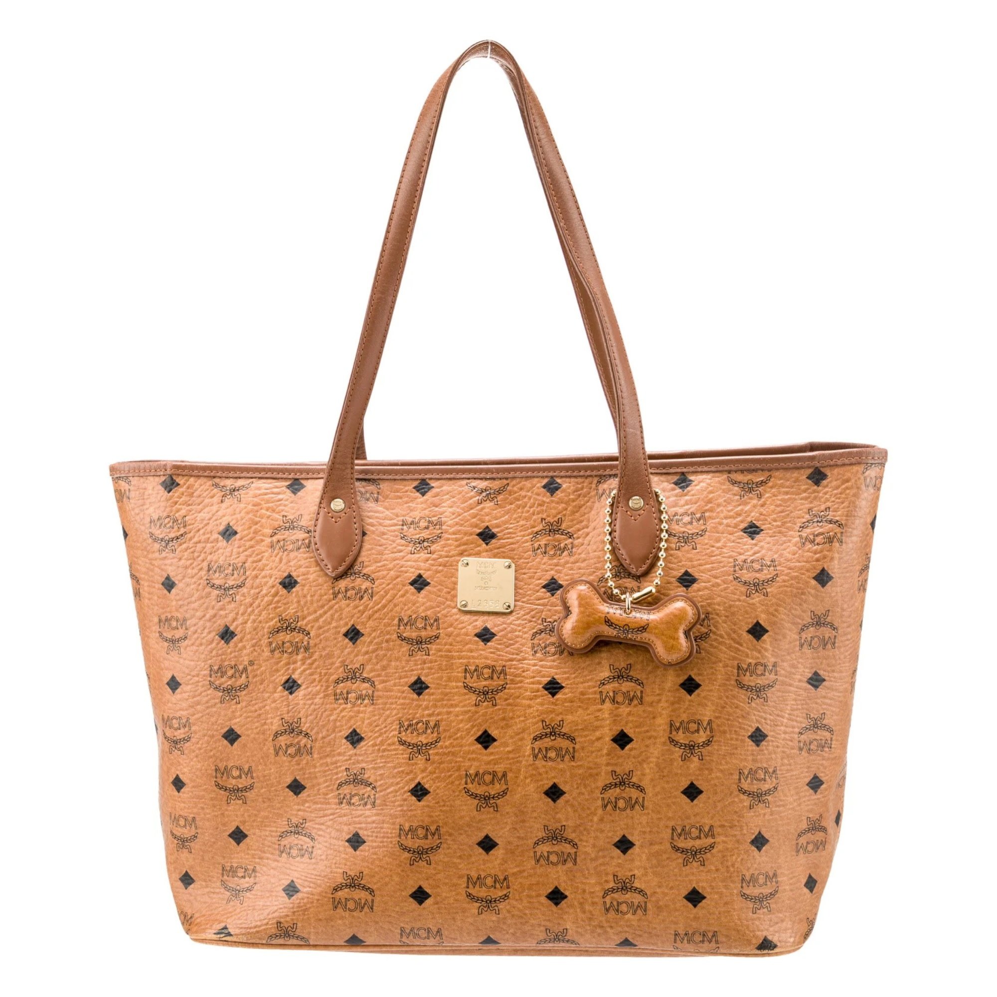 MCM LOGO MONOGRAM VISETOS VISETOS TOTE BAG