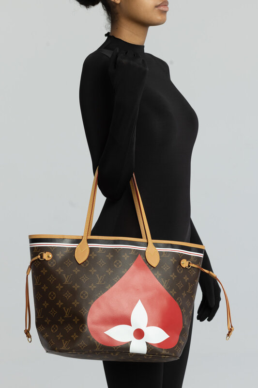 LOUIS VUITTON MONOGRAM GAME ON NEVERFULL MM TOTE BAG
