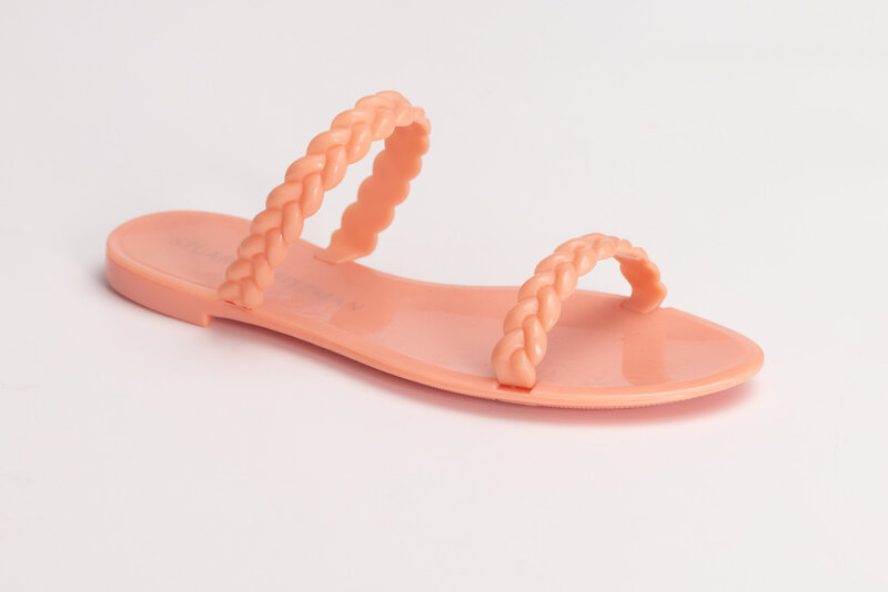 STUART WEITZMAN STUART WEITZMAN SAWYER JELLY SANDAL APRICOT (EU 38.5)