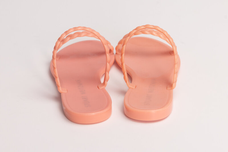 STUART WEITZMAN STUART WEITZMAN SAWYER JELLY SANDAL APRICOT (EU 38.5)