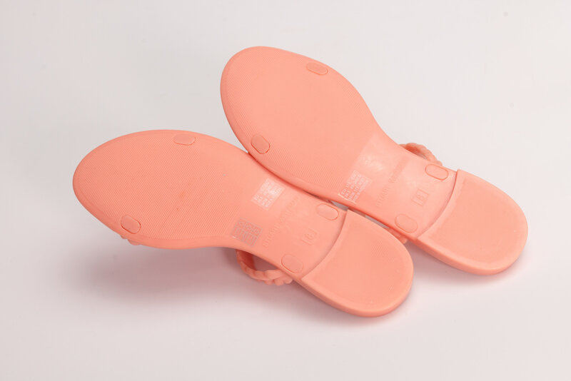 STUART WEITZMAN STUART WEITZMAN SAWYER JELLY SANDAL APRICOT (EU 38.5)