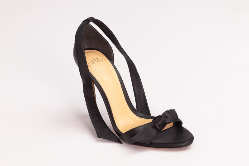 ALEXANDRE BIRMAN ALEXANDRE BIRMAN OPEN TOE BOW SANDAL HEELS (EU 36)