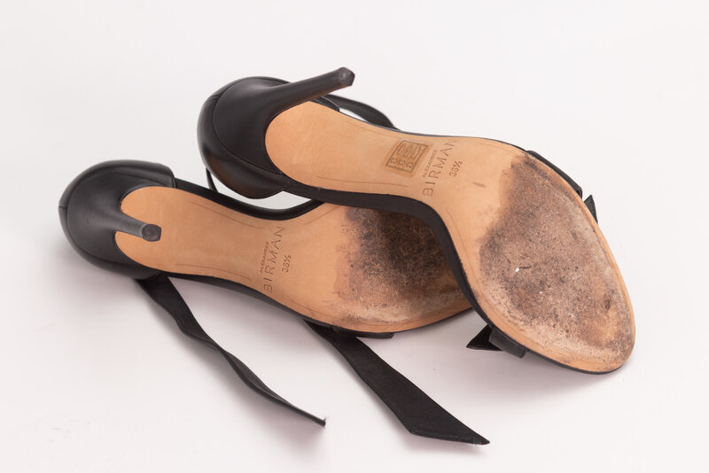 ALEXANDRE BIRMAN ALEXANDRE BIRMAN OPEN TOE BOW SANDAL HEELS (EU 36)