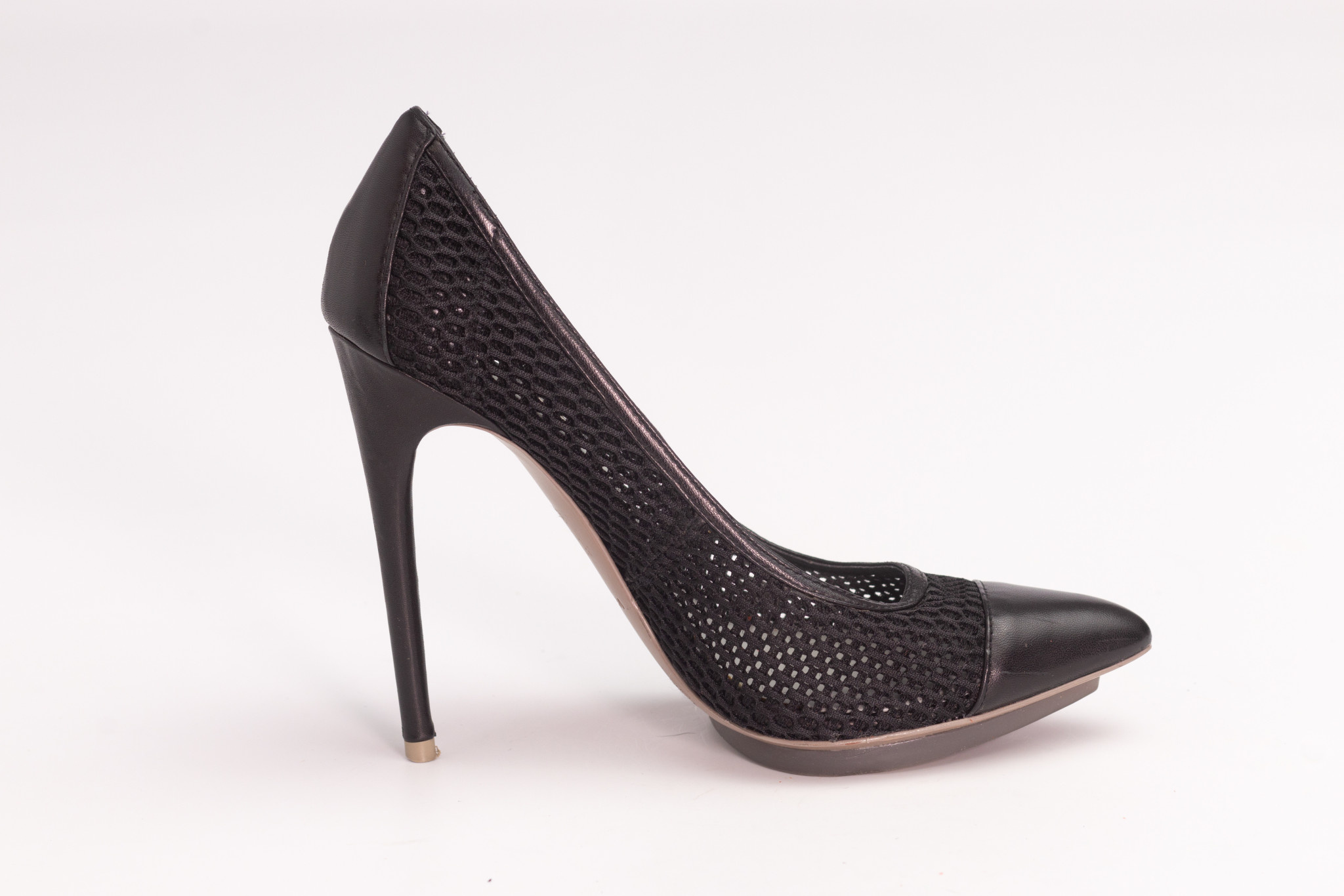 BLACK MESH HEELS 5.5 CRTBLNCHSHP
