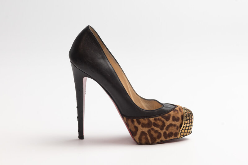 Louboutin leopard hotsell