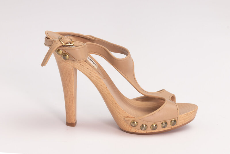 T strap studded heels clearance