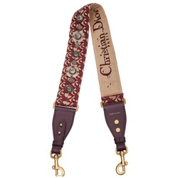 CHRISTIAN DIOR DIOR OBLIQUE BOHEMIAN STUDDED SHOULDER STRAP