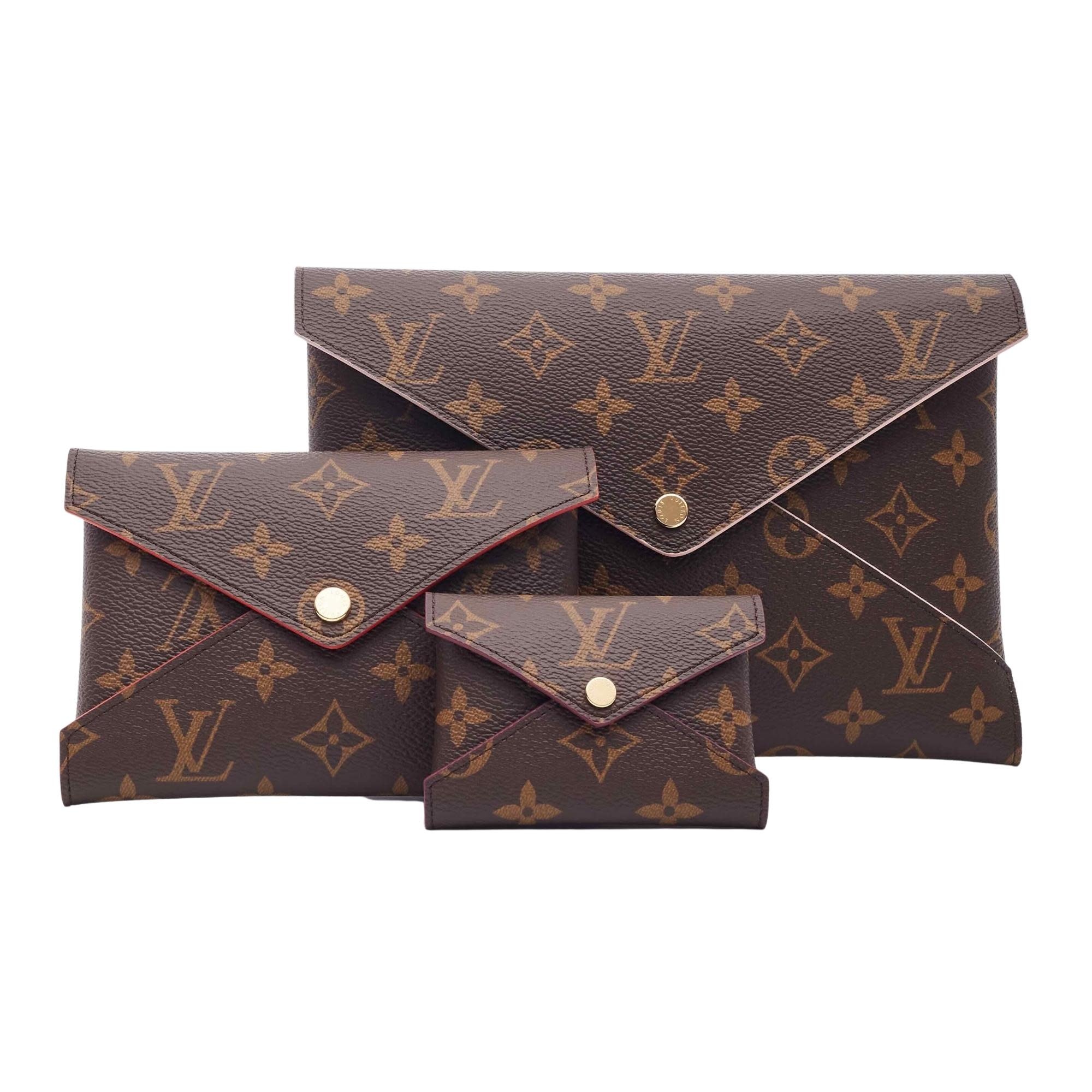 LOUIS VUITTON MONOGRAM KIRIGAMI ENVELOPE FLAP POCHETTES