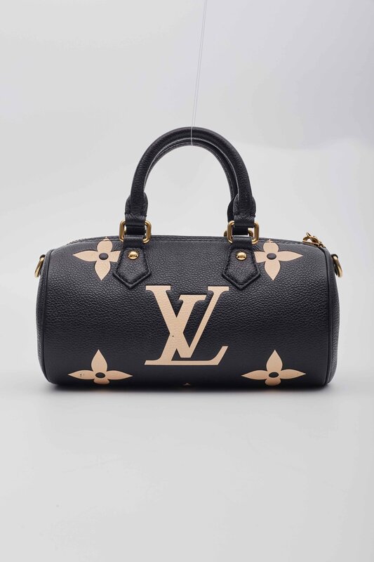 LOUIS VUITTON LOUIS VUITTON MONOGRAM BLACK EMPREINTE PAPILLON BB BAG