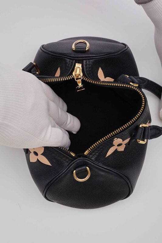 LOUIS VUITTON LOUIS VUITTON MONOGRAM BLACK EMPREINTE PAPILLON BB BAG