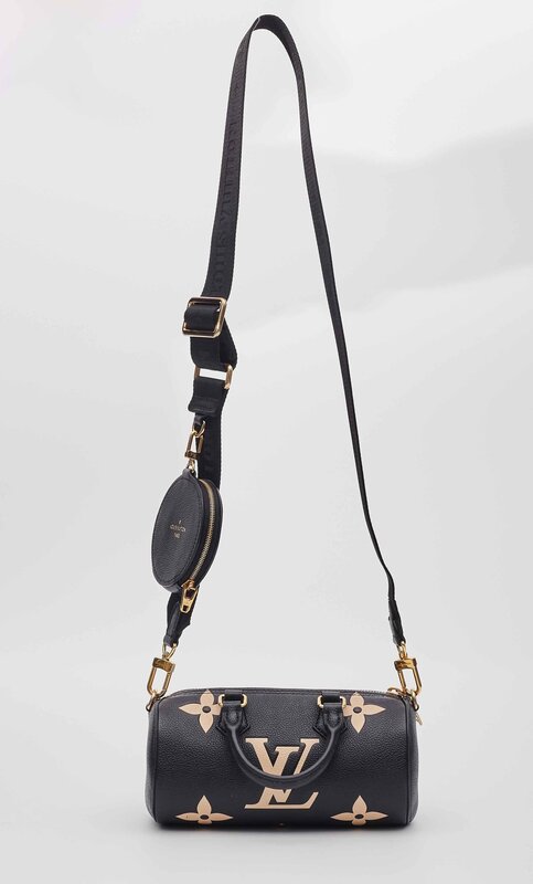 LOUIS VUITTON LOUIS VUITTON MONOGRAM BLACK EMPREINTE PAPILLON BB BAG