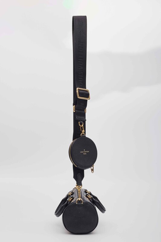 LOUIS VUITTON LOUIS VUITTON MONOGRAM BLACK EMPREINTE PAPILLON BB BAG