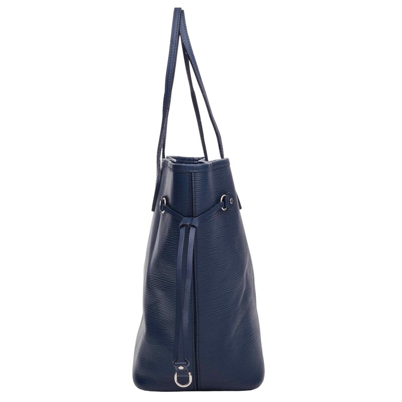 LOUIS VUITTON LOUIS VUITTON BLUE MARINE EPI LEATHER NEVERFULL MM TOTE BAG