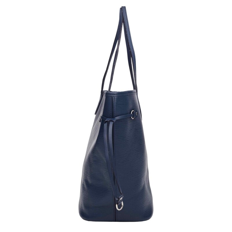 LOUIS VUITTON LOUIS VUITTON BLUE MARINE EPI LEATHER NEVERFULL MM TOTE BAG