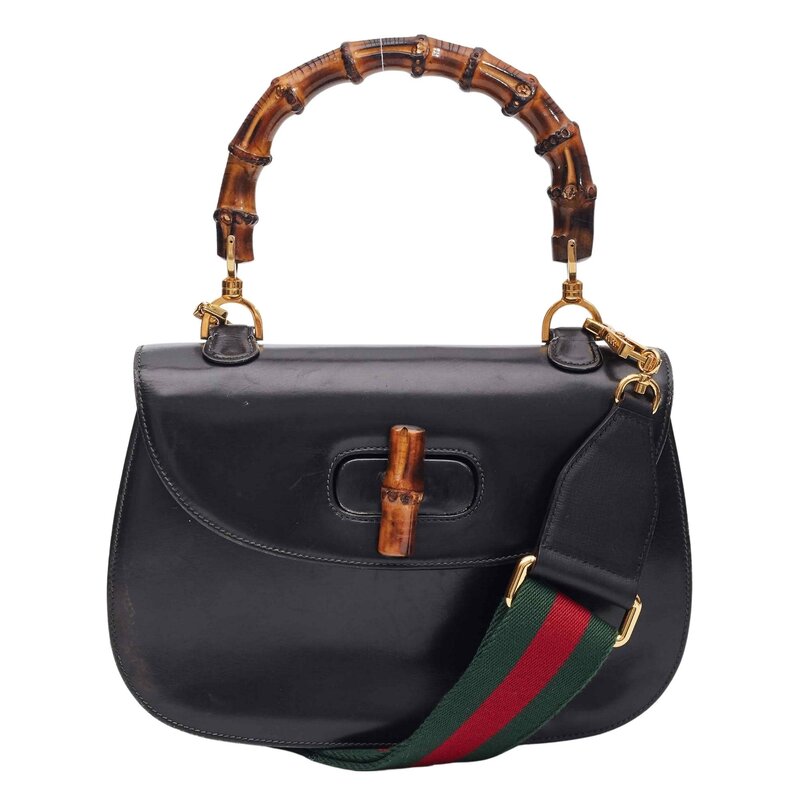 GUCCI VINTAGE BAMBOO 1947 MINI TOP HANDLE BAG