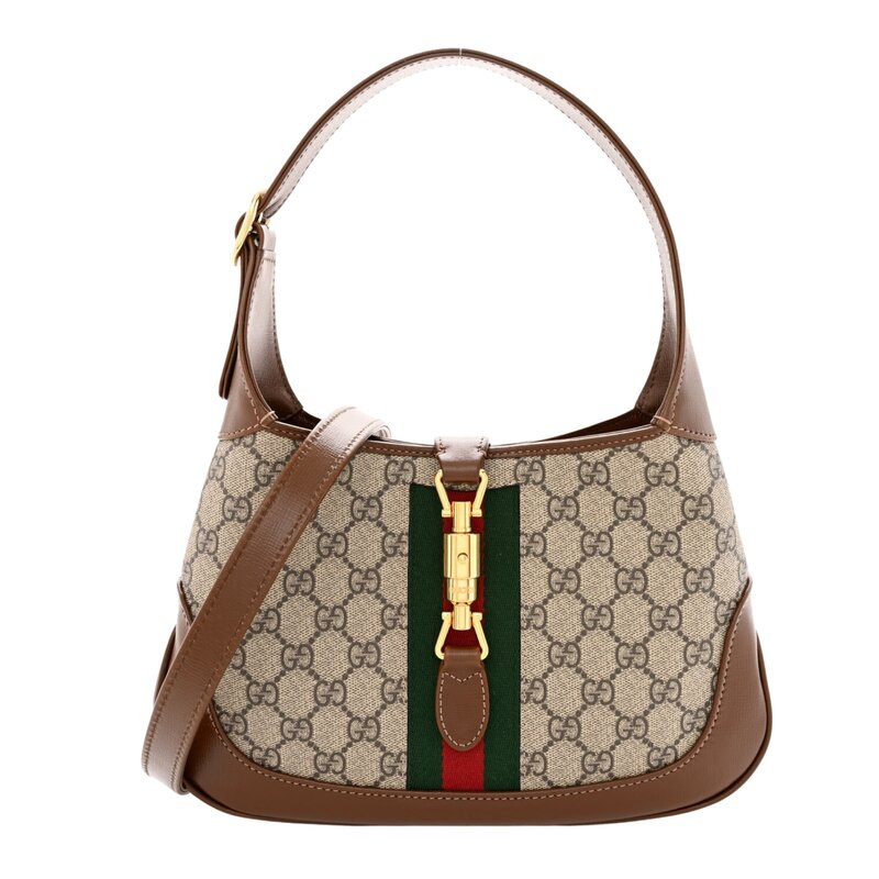 GUCCI GUCCI SUPREME CANVAS JACKIE 1961 SMALL SHOULDER BAG