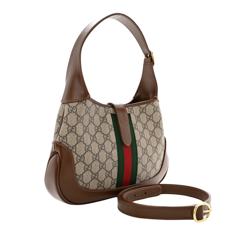 GUCCI GUCCI SUPREME CANVAS JACKIE 1961 SMALL SHOULDER BAG