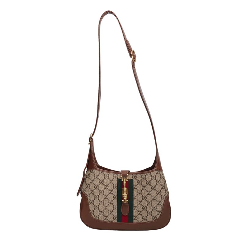 GUCCI GUCCI SUPREME CANVAS JACKIE 1961 SMALL SHOULDER BAG