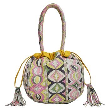EMILIO PUCCI EMILIO PUCCI TASSEL TOP HANDLE BAG