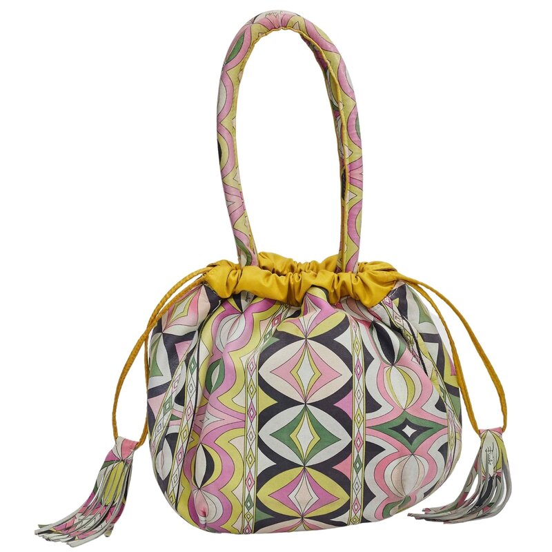 EMILIO PUCCI EMILIO PUCCI TASSEL TOP HANDLE BAG