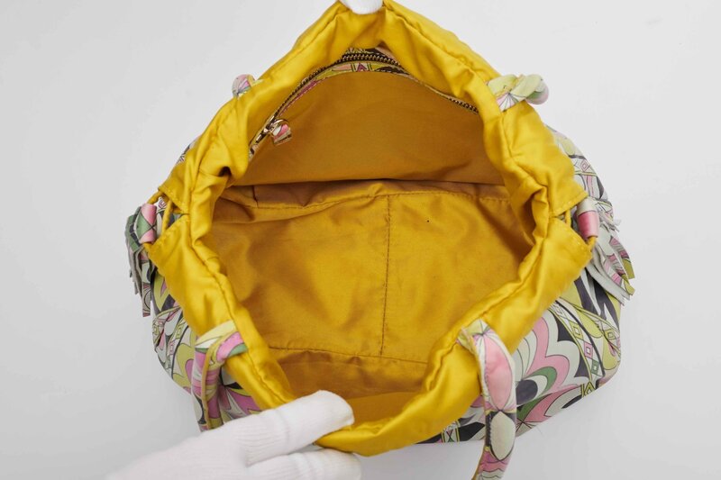 EMILIO PUCCI EMILIO PUCCI TASSEL TOP HANDLE BAG