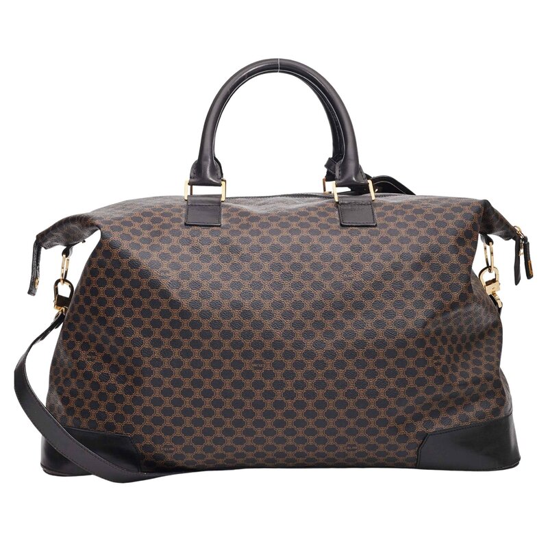 VINTAGE MONOGRAM CANVAS MACADAM BROWN TRAVEL BAG CRTBLNCHSHP
