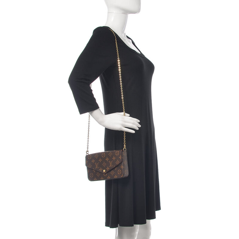 LOUIS VUITTON LOUIS VUTTON MONOGRAM FELICIE POCHETTE BAG CLASSIC  MI0139