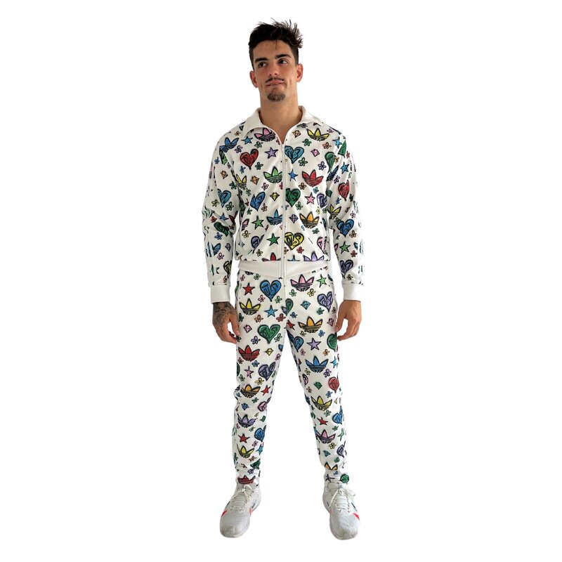 ADIDAS X JEREMY SCOTT WHITE HEARTS TRACKSUIT (S)