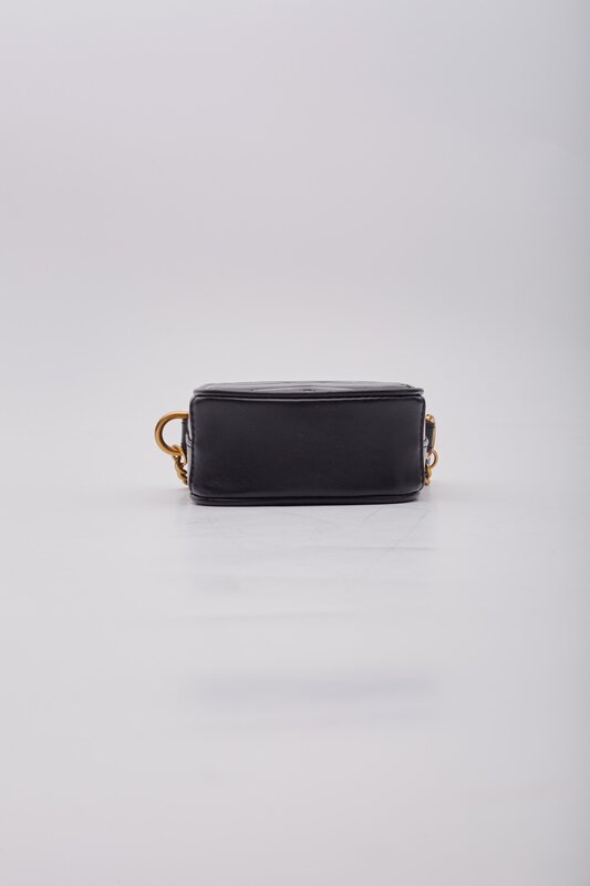 GUCCI GUCCI GG MARMONT BLACK MINI CROSSBODY BAG (598597)