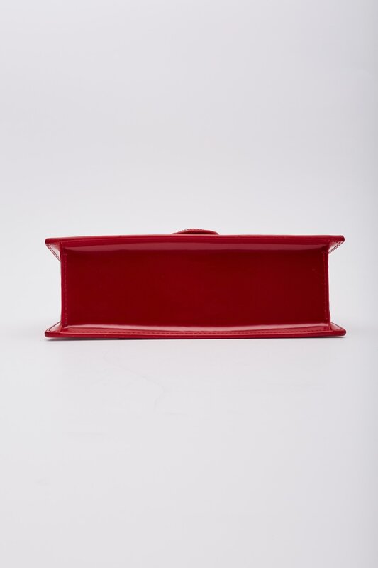 JACQUEMUS JACQUEMUS LE GRAND BAMBINO RED LEATHER SHOULDER BAG