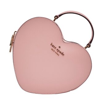 KATE SPADE KATE SPADE SAFFIANO PVC PINK LOVE SHACK HEART CROSSBODY BAG