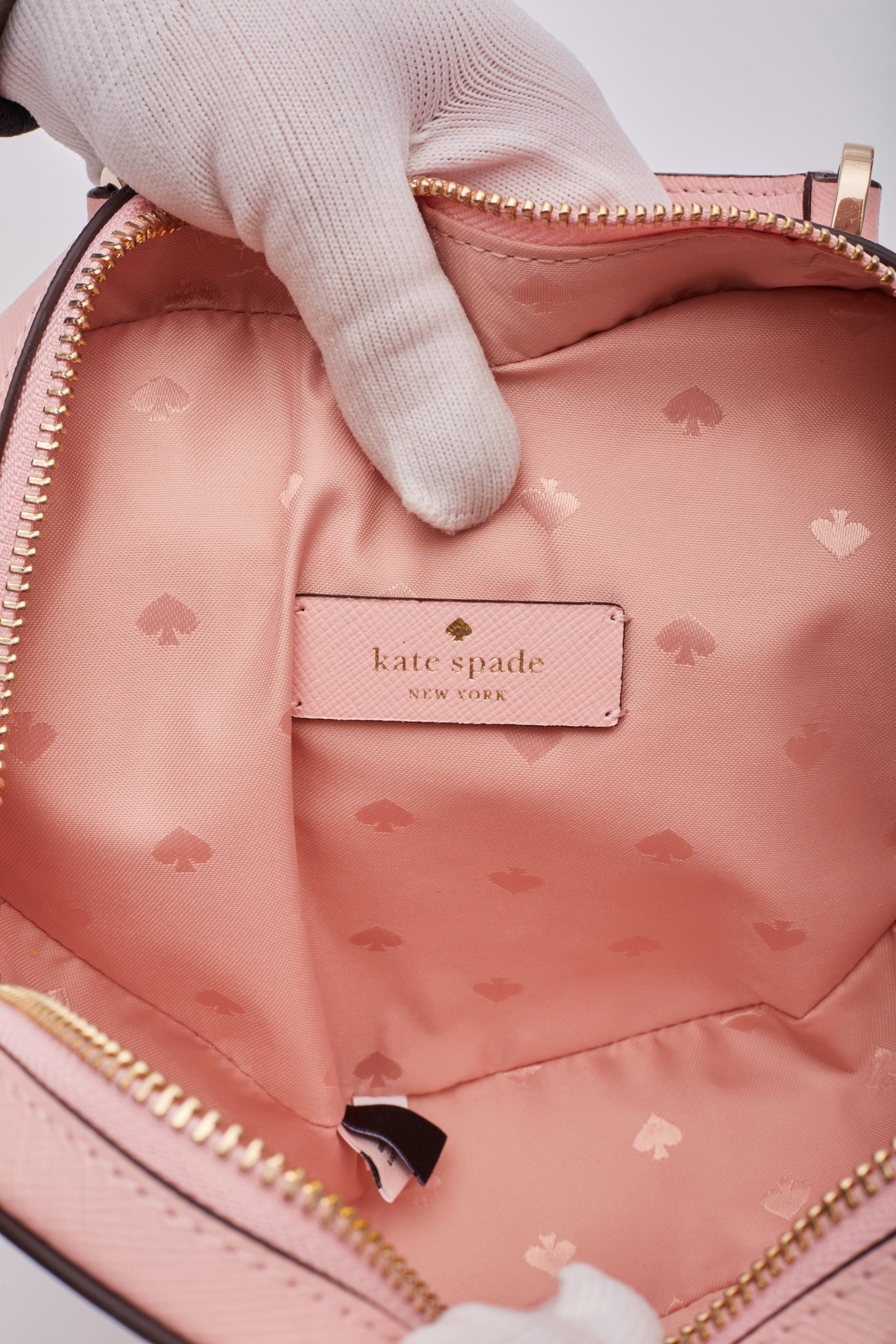 KATE SPADE KATE SPADE SAFFIANO PVC PINK LOVE SHACK HEART CROSSBODY BAG