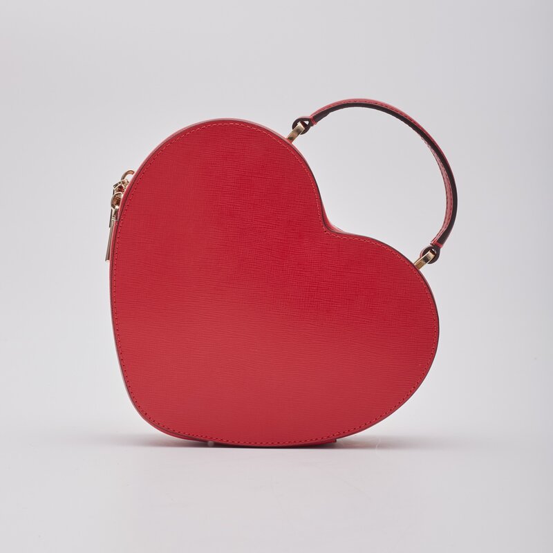 KATE SPADE SAFFIANO PVC RED LOVE SHACK HEART CROSSBODY BAG