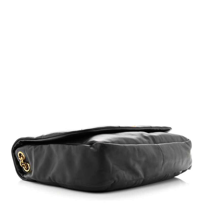 SAINT LAURENT SAINT LAURENT LAMBSKIN BLACK JAMIE 4.3 CHAIN SHOULDER BAG LARGE