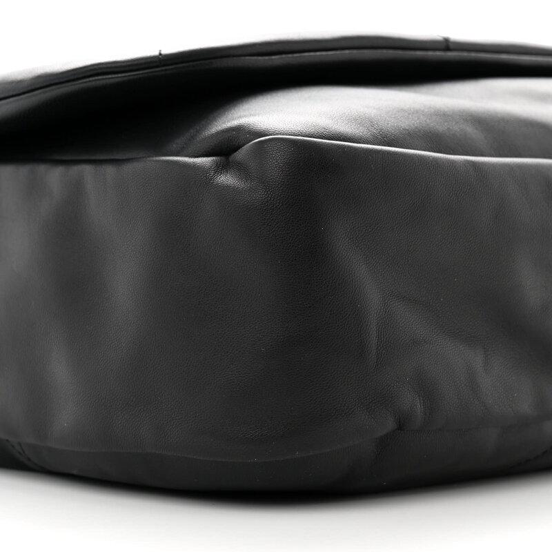 SAINT LAURENT SAINT LAURENT LAMBSKIN BLACK JAMIE 4.3 CHAIN SHOULDER BAG LARGE