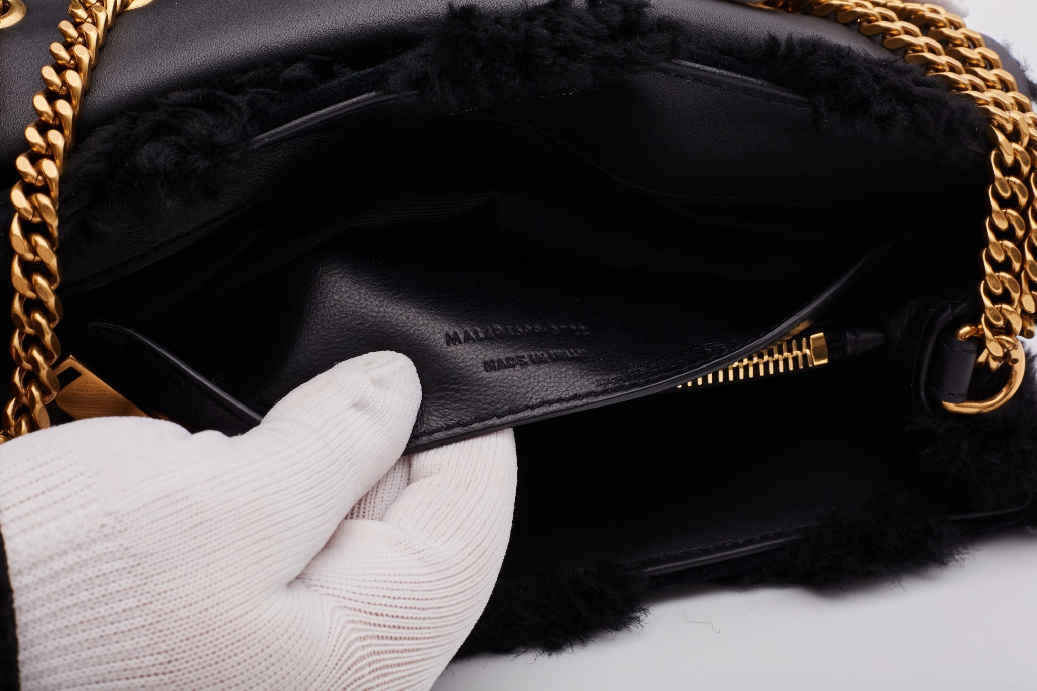 Ysl loulou small black and gold deals