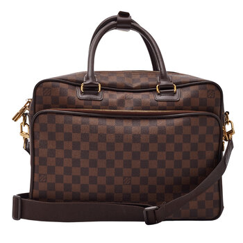 LOUIS VUITTON LOUIS VUITTON DAMIER EBENE ICARE BOOK MESSENGER BAG