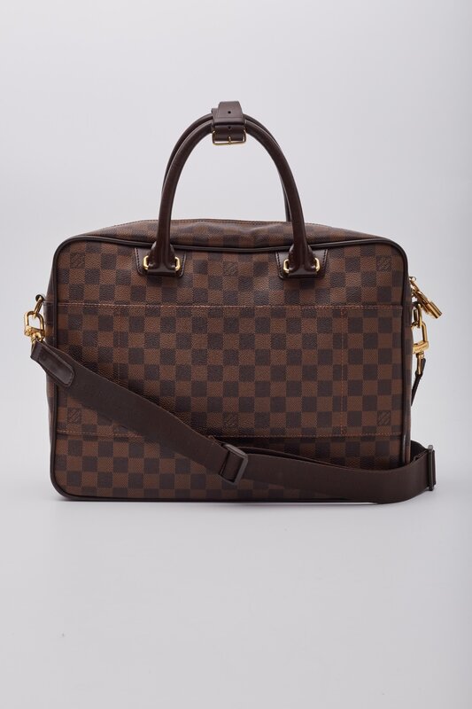 LOUIS VUITTON LOUIS VUITTON DAMIER EBENE ICARE BOOK MESSENGER BAG