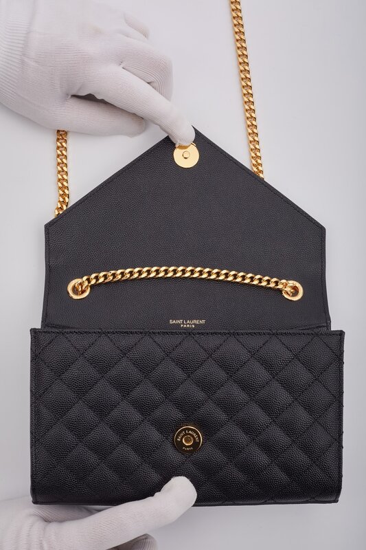 Quilted saint laurent bag sale