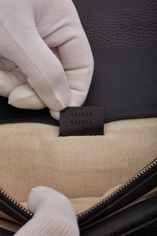 GUCCI GUCCI LEATHER BLACK CRYSTAL EMBELLISHED DIONYSUS BAG SMALL