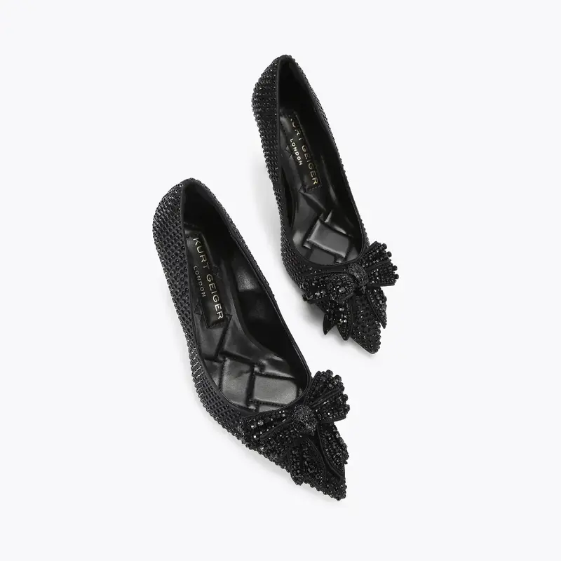 KURT GEIGER KURT GEIGER  BELGRAVIA PUMP CRYSTAL (37) BLACK