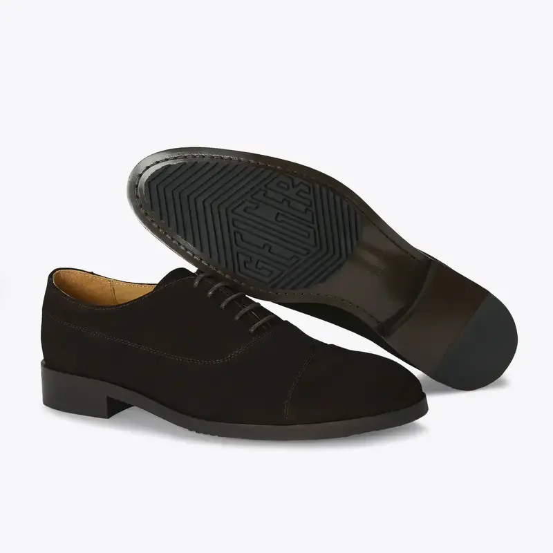 KURT GEIGER KURT GEIGER SUEDE HUNTER OXFORDS (45) BROWN