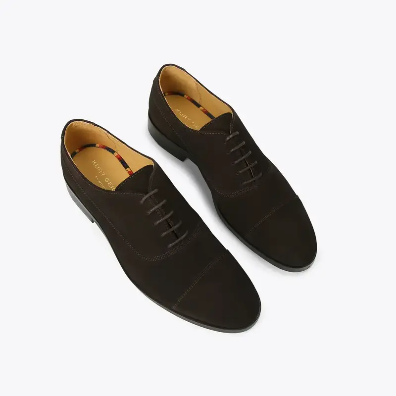 KURT GEIGER KURT GEIGER SUEDE HUNTER OXFORDS (45) BROWN