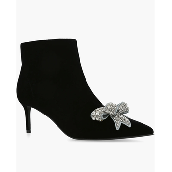 KURT GEIGER KURT GEIGER BELGRAVIA BOOTIE WITH CRYSTAL BOW (40.5) BLACK