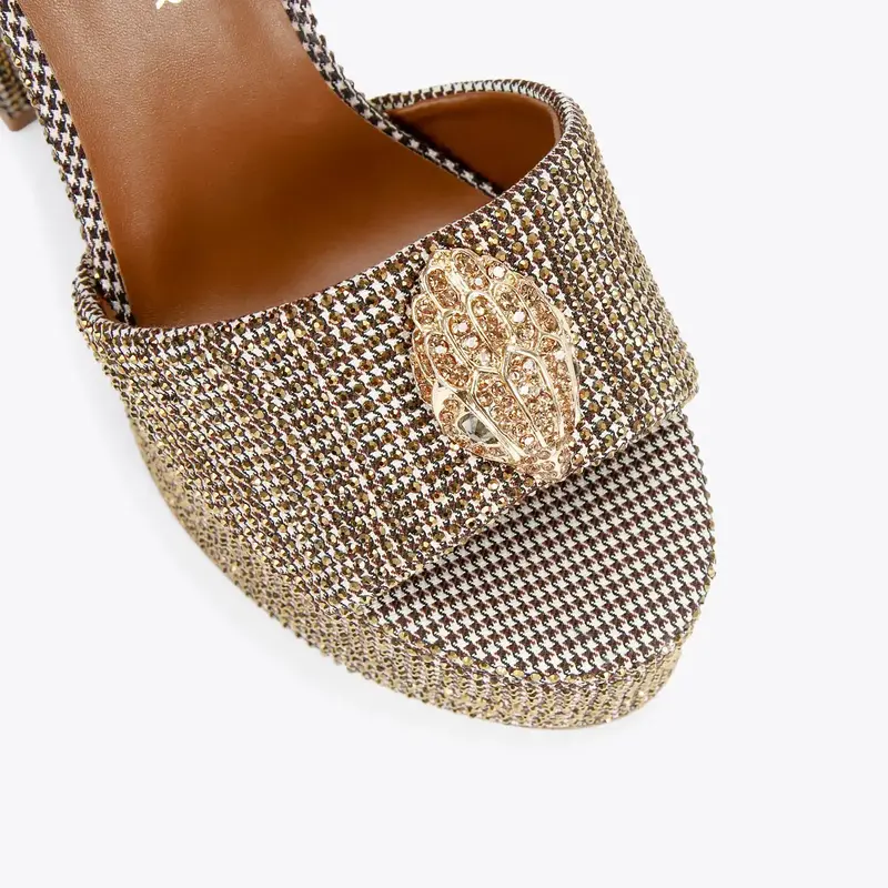 KURT GEIGER KURT GEIGER KENSINGTON PLATFORM HEEL (41) GOLD