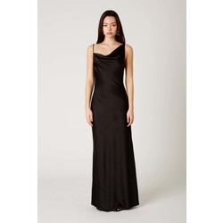 APHRODITE SATIN GOWN BLACK L