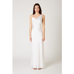 APHRODITE SATIN GOWN WHITE L
