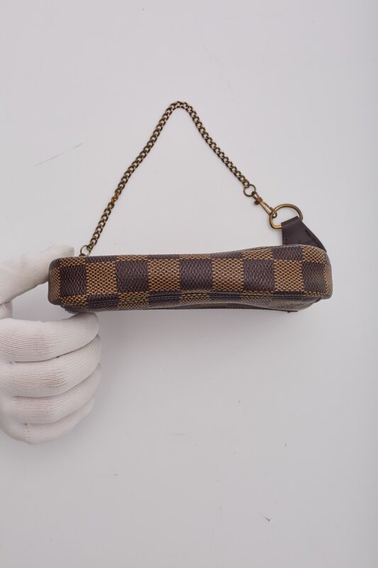 LOUIS VUITTON LOUIS VUITTON DAMIER EBENE TRUNKS & BAGS POCHETTE ACCESSOIRES MINI