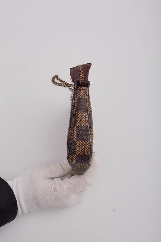 LOUIS VUITTON LOUIS VUITTON DAMIER EBENE TRUNKS & BAGS POCHETTE ACCESSOIRES MINI