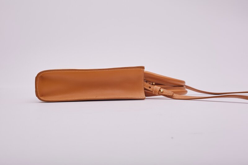 CELINE CELINE BEIGE CANVAS HORIZONTAL CABAS MINI TOTE CROSSBODY BAG